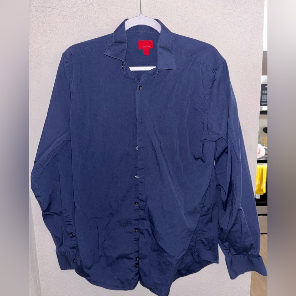 Alfani Blue Dress Shirt